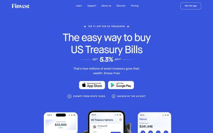 Finvest website preview