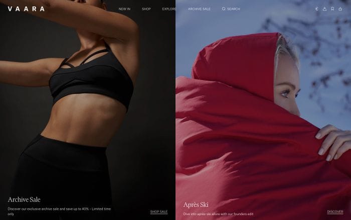 Vaara website preview