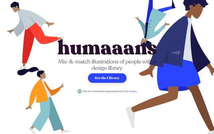 Humaaans website preview