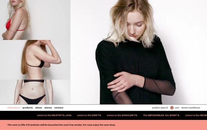 Lafilledo website preview