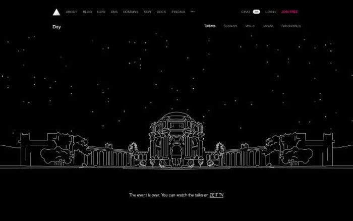 Zeit website preview
