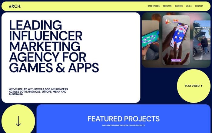 Arch website preview