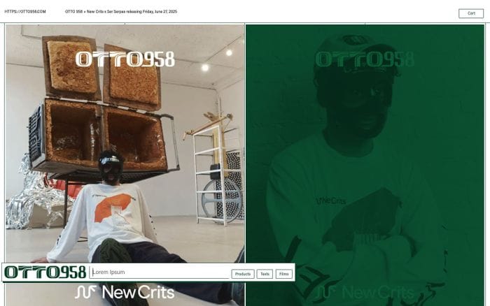 Otto 958 website preview