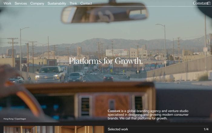 Constant website preview