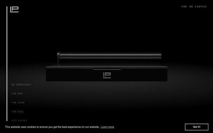 Levitpen website preview