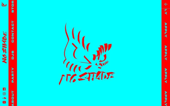 No shade website preview