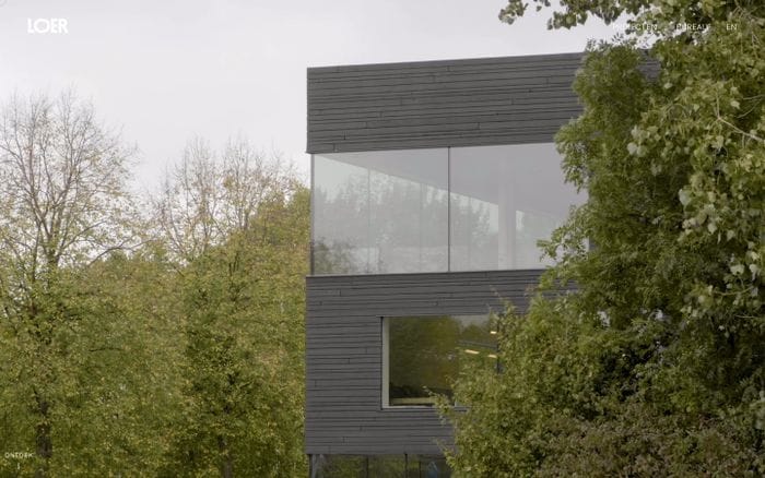 Loer Architecten website preview