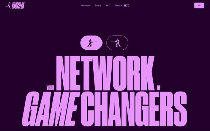 Champions for Good Club website preview