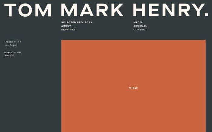 Tommarkhenry website preview