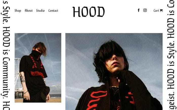 Hood website preview
