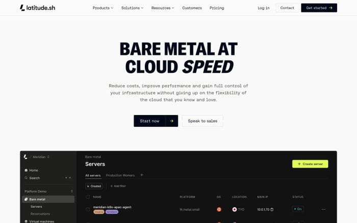 Latitude website preview