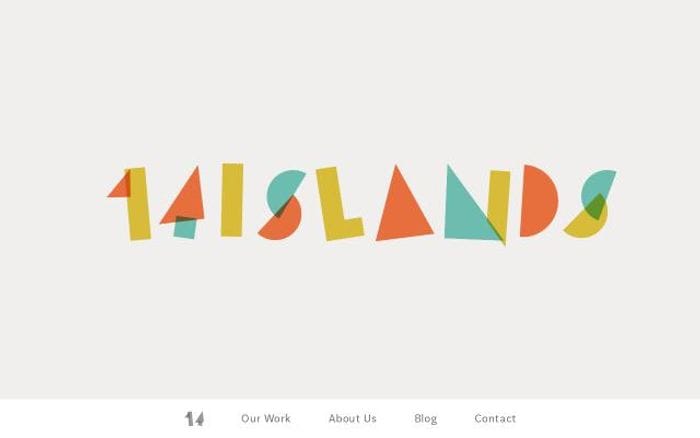 14islands website preview