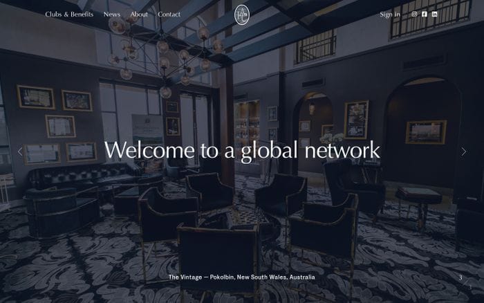 International Associate Clubs website preview
