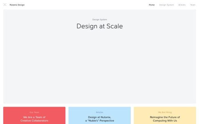 Nutanix website preview