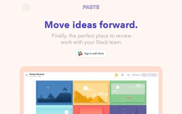Fiftythree website preview