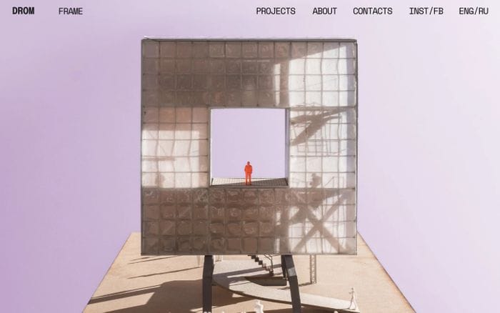 D R O M website preview