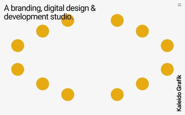 Kaleido Grafik website preview