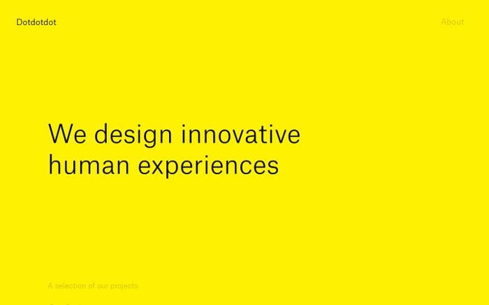 Dotdotdot - We design innovative human experiences website preview