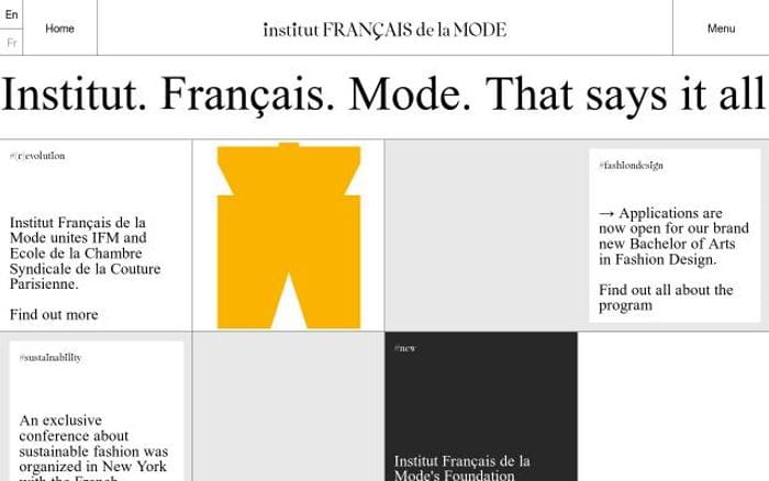 Ifmparis website preview