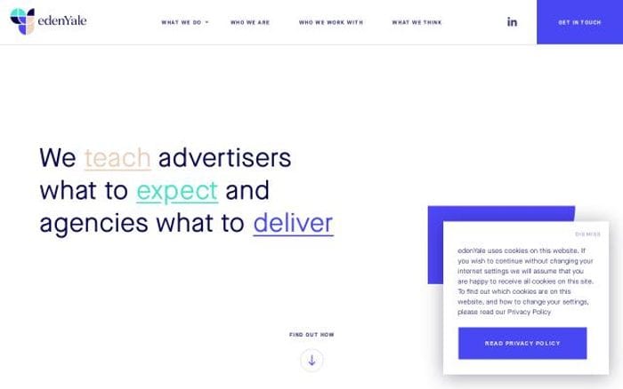 Edenyale website preview