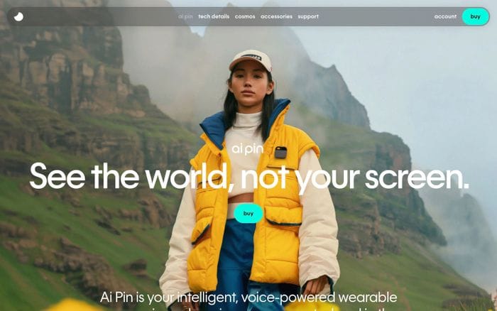 Humane website preview