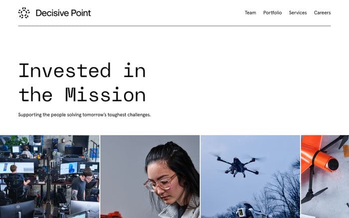 Decisive Point website preview