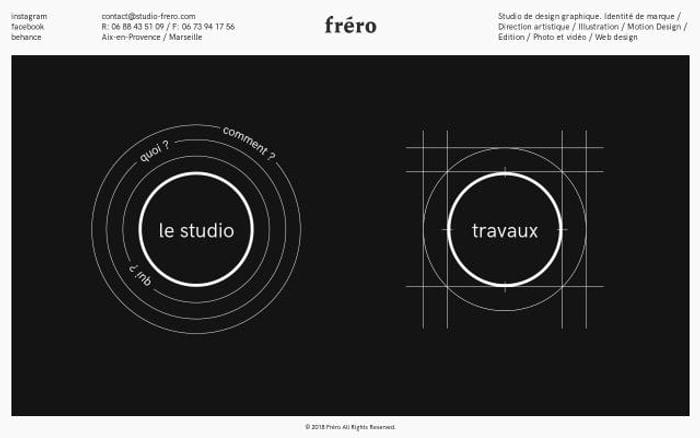 Studio-frero website preview