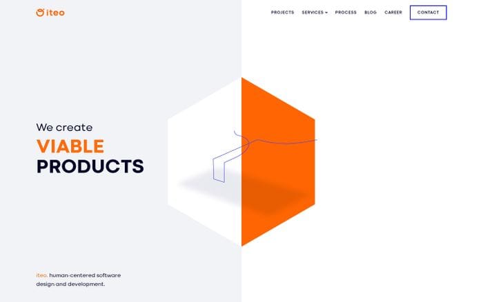 iteo. Web and mobile application development website preview