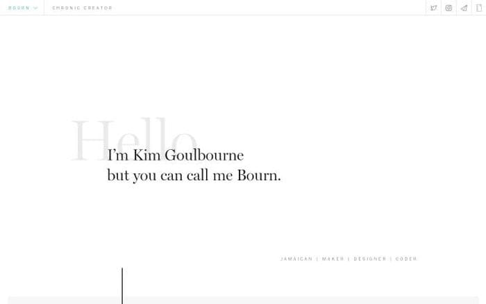 Madebybourn website preview