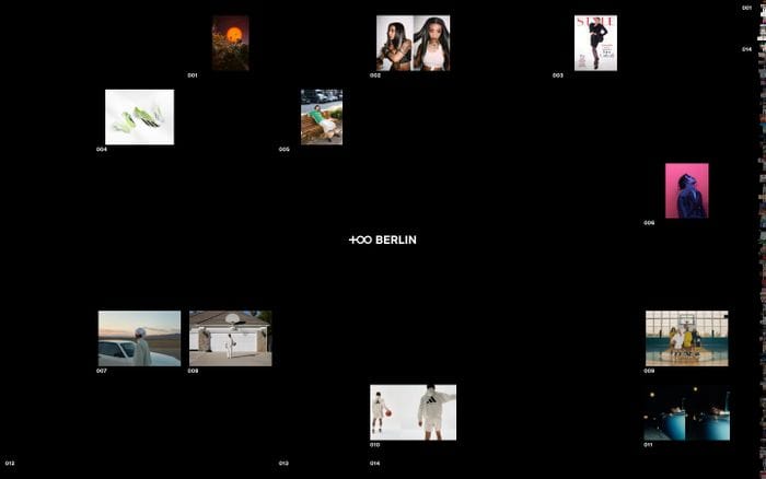 One Hundred Berlin website preview