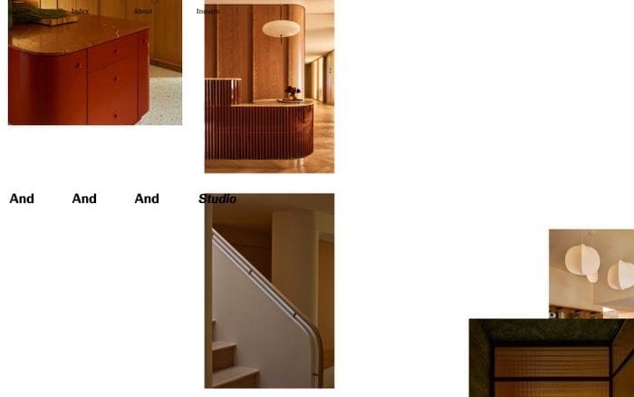 And And And Studio website preview