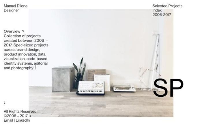 Manueldilone website preview