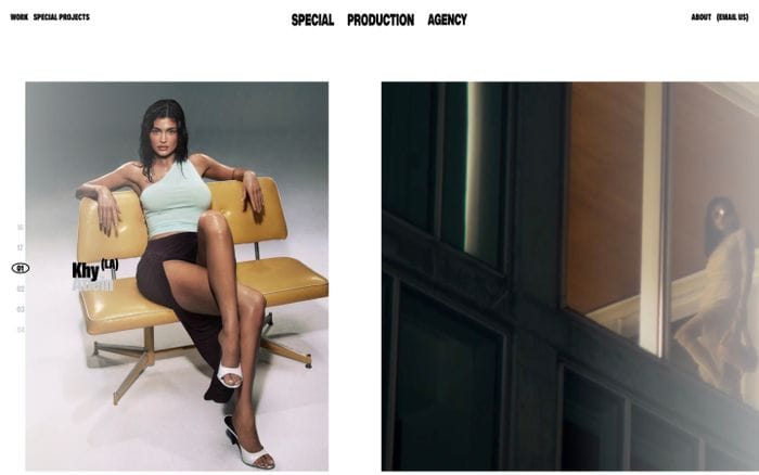 Special Production Agency website preview