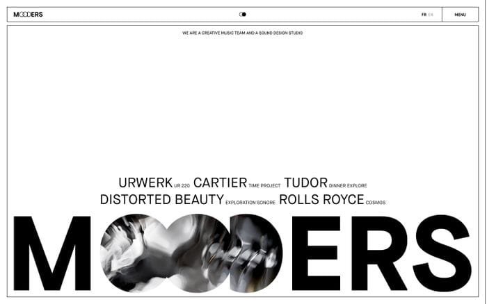 Mooders website preview