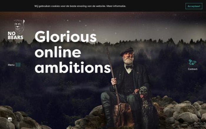 Nobears website preview