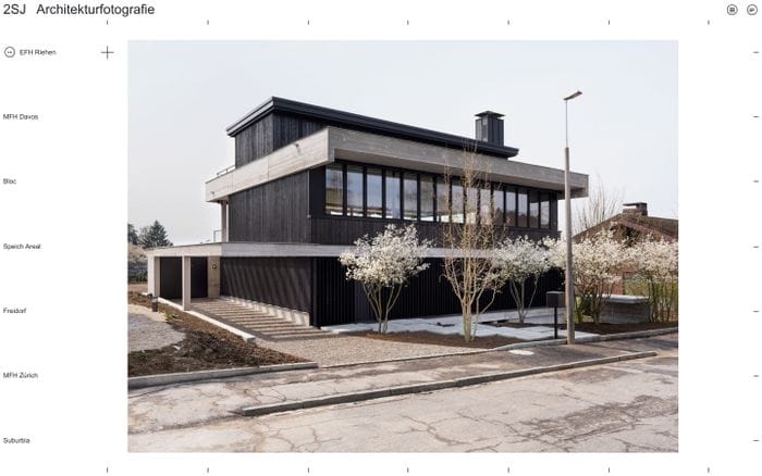 2SJ Architekturfotografie website preview