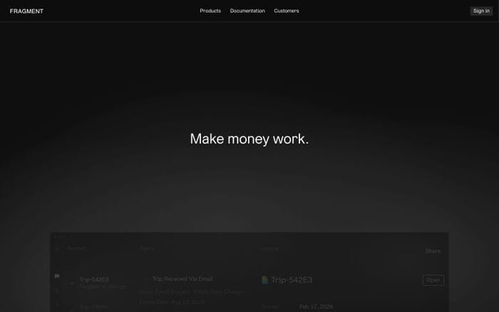 Fragment website preview