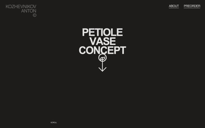 Petiole website preview