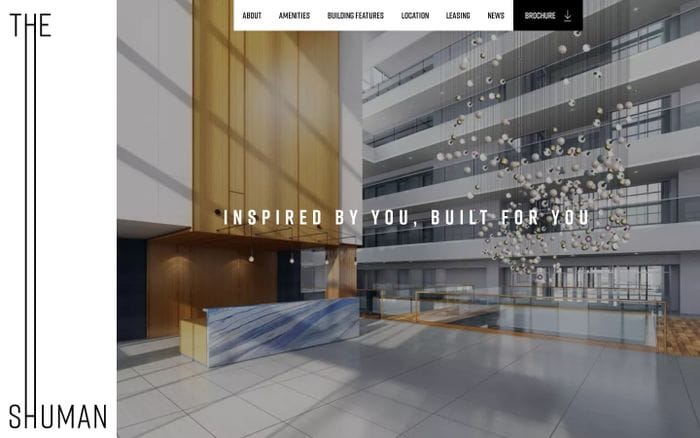 The Shuman | Inspired by You, Built for You website preview