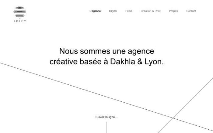Oddityline website preview
