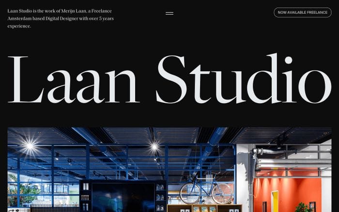 Laan Studio website preview