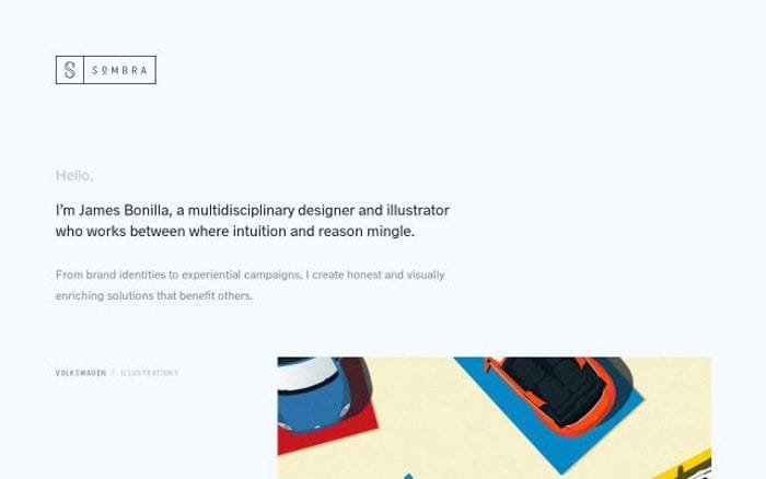 Sombra website preview