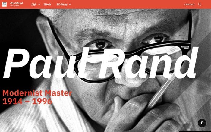 Paul Rand website preview