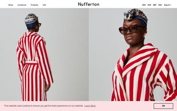 Nufferton website preview
