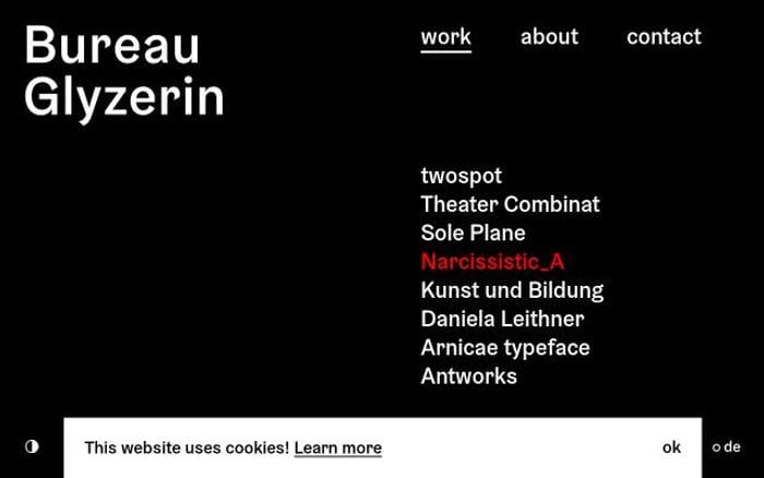 Bureauglyzerin website preview