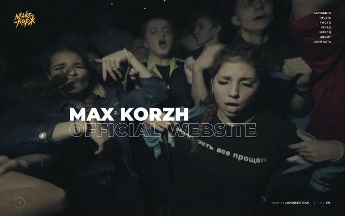 Max Korzh website preview