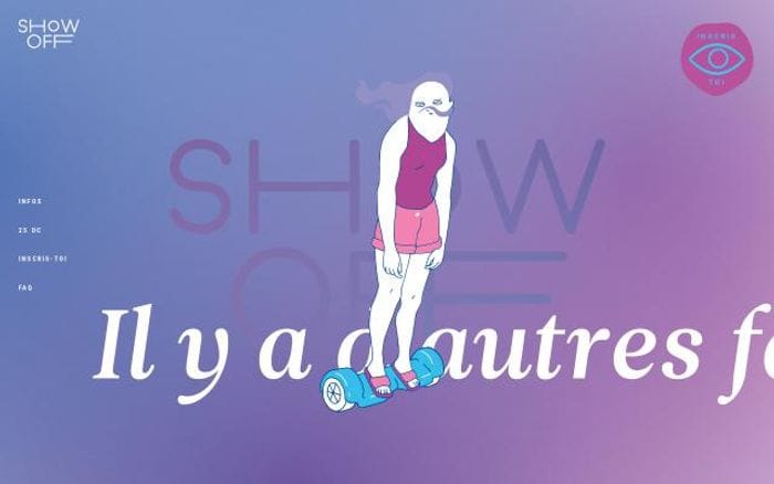 Showoffmtl website preview
