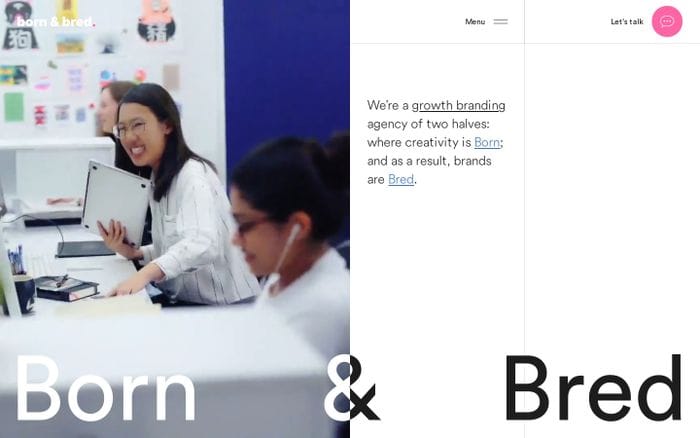 Born & Bred website preview