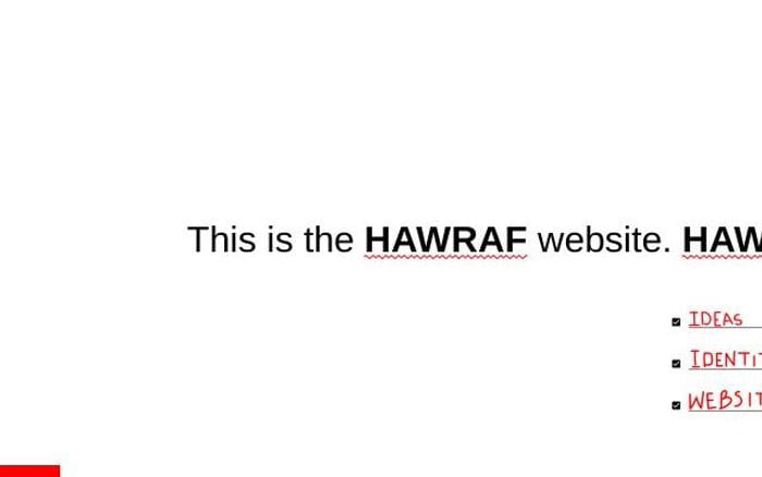 Hawraf website preview