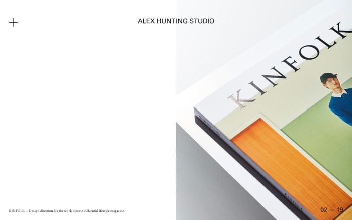 Alex Hunting Studio website preview